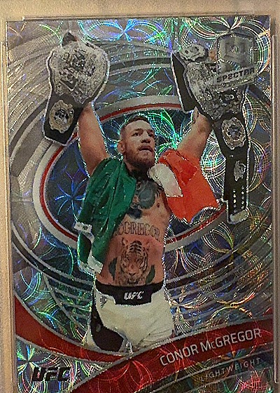Conor McGregor 2021 Panini Chronicles UFC Spectra Prizm — front