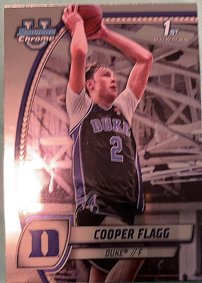 Cooper Flagg 2024-25 Bowman Chrome University 1st — front