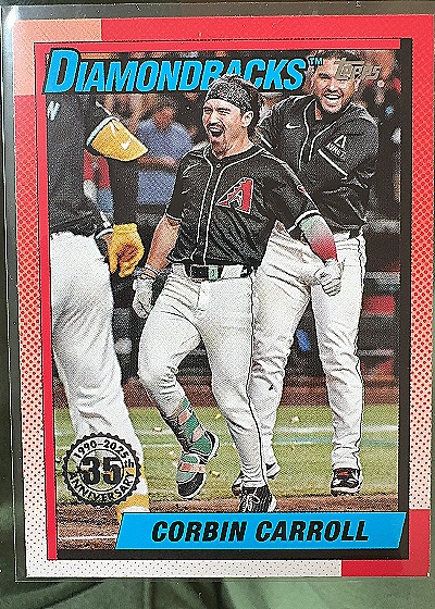 2025 Topps 1990 35th Anniversary Corbin Carroll — front