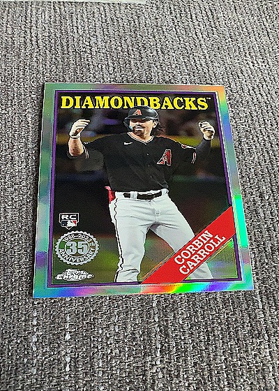 2023 Topps Chrome Update 35th Anniversary Corbin Carroll — front