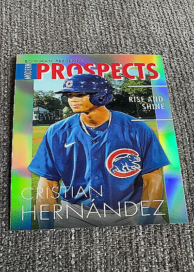 2023 Bowman Modern Prospects Cristian Hernández — front