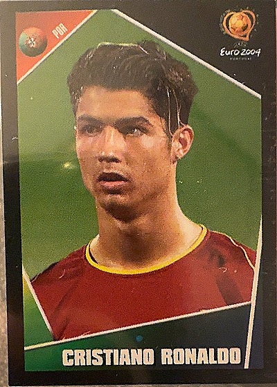Cristiano Ronaldo Euro 2004 Sticker — front
