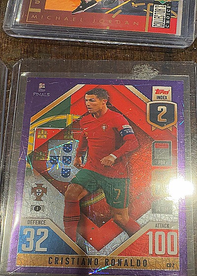 Cristiano Ronaldo Topps Match Attax 101 Nations League — front