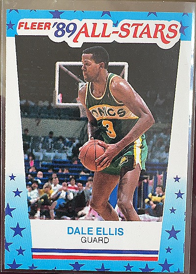 Fleer '89 All-Stars Dale Ellis — front