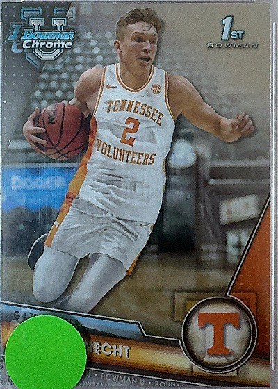 Dalton Knecht 1st Bowman Chrome — front