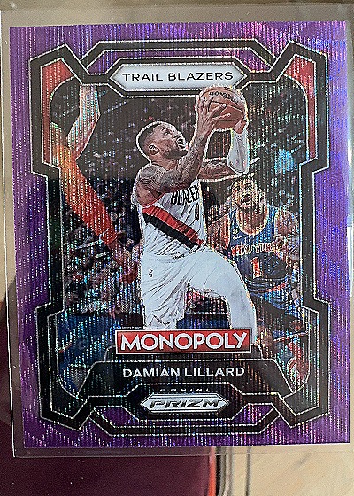 Damian Lillard 2023-24 Panini Prizm Monopoly — front