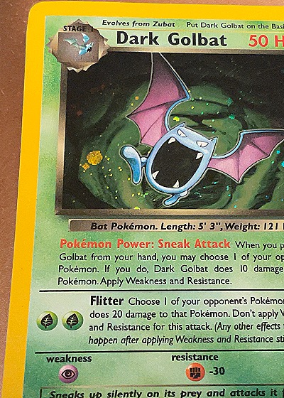 Dark Golbat — front