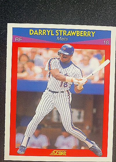 Darryl Strawberry 1990 Score — front