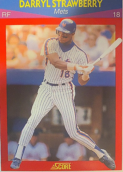 Darryl Strawberry 1991 Score — front