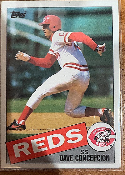 1985 Topps #515 Dave Concepcion — front