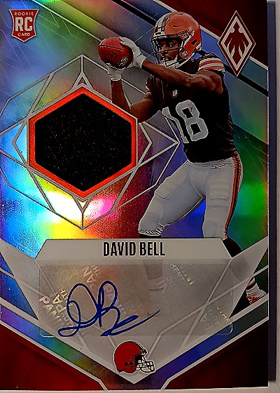 2022 Panini Phoenix David Bell Rookie Patch Auto — front