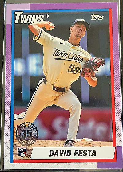 2025 Topps #T90-67 David Festa 1990 Topps Baseball 35th Anniversary — front