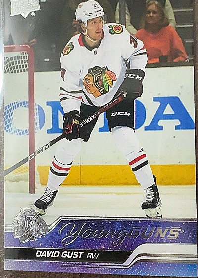 2023-24 Upper Deck Series 1 Young Guns #218 David Gust — front