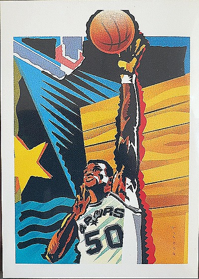 1990-91 Hoops David Robinson — front