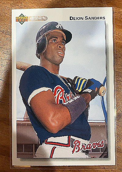 1992 Upper Deck #247 Deion Sanders — front