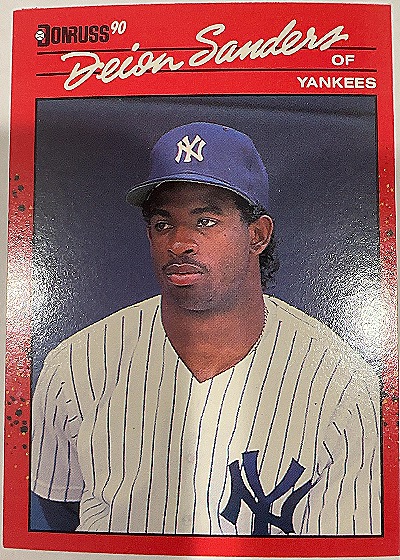 1990 Donruss #427 Deion Sanders — front