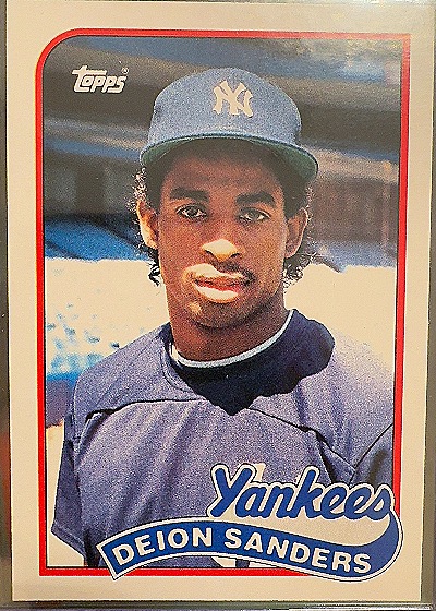 1989 Topps Traded #110T Deion Sanders — front