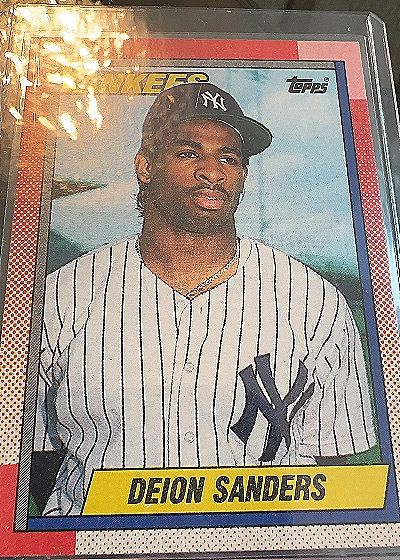 Deion Sanders 1990 Topps #61 — front