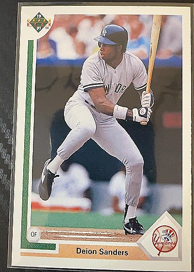 1991 Upper Deck #352 Deion Sanders — front