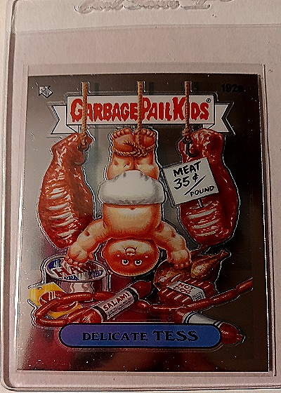 Garbage Pail Kids Chrome Series 5 #192a Delicate Tess — front