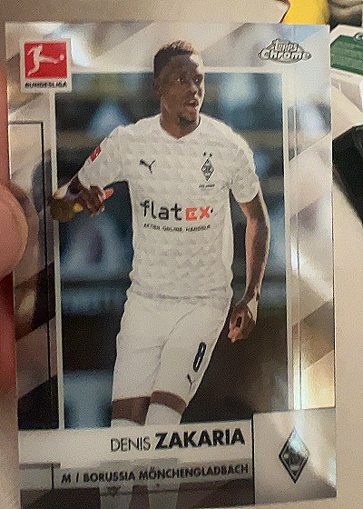 2020-21 Topps Chrome Bundesliga #74 Denis Zakaria — front