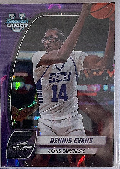 2024 Bowman Chrome #89 Dennis Evans — front