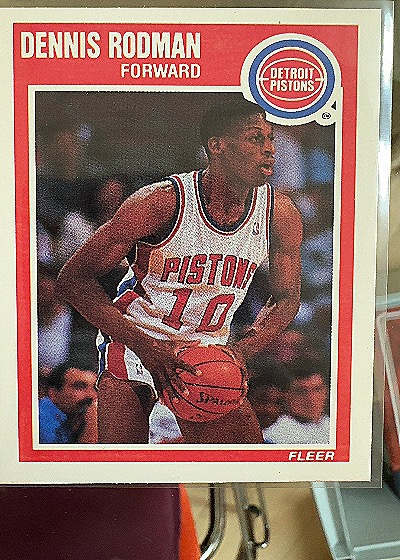 1989-90 Fleer Dennis Rodman — front