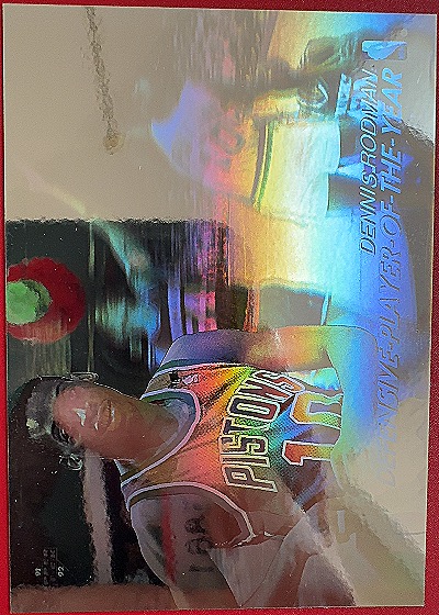 Dennis Rodman Defensive Player of the Year — front