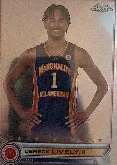 2022 Topps Chrome McDonald's All American #50 Dereck Lively, II — front