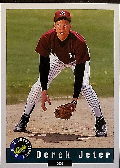1992 Classic Draft Picks #6 Derek Jeter — front