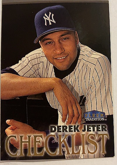 Derek Jeter Checklist — front