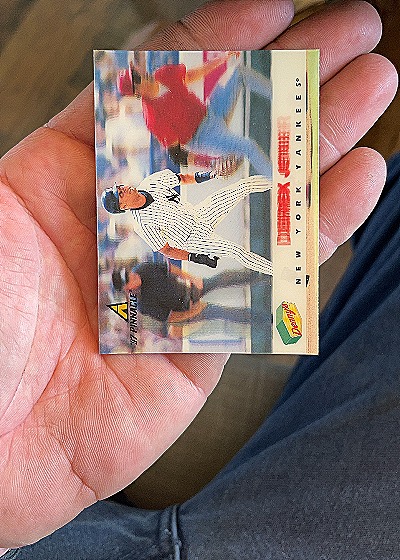1997 Pinnacle Denny's Holograms #14 Derek Jeter — front