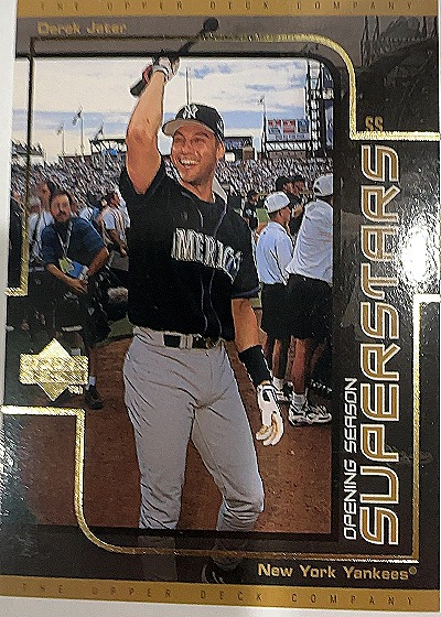 1999 Upper Deck Opening Season Superstars #S9 Derek Jeter — front