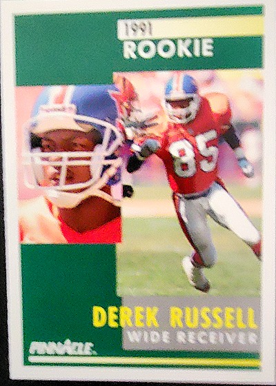 1991 Pinnacle Rookie Derek Russell — front