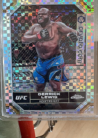 Derrick Lewis 2024 Topps Chrome UFC — front