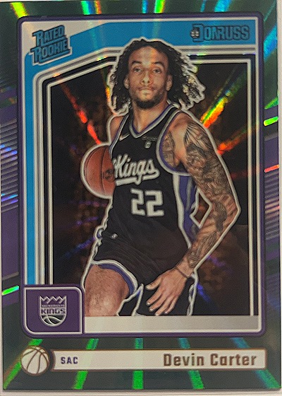 2024-25 Donruss Rated Rookie Devin Carter — front