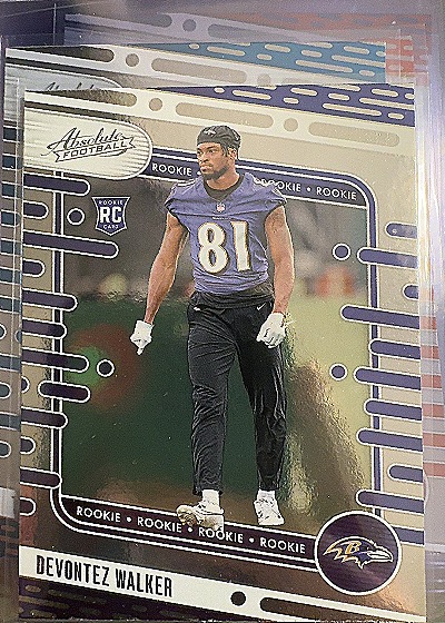 2024 Panini Absolute Devontez Walker Rookie Card — front