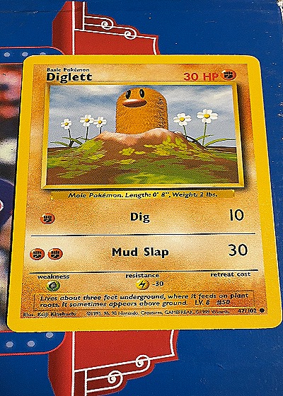 Diglett Base Set — front