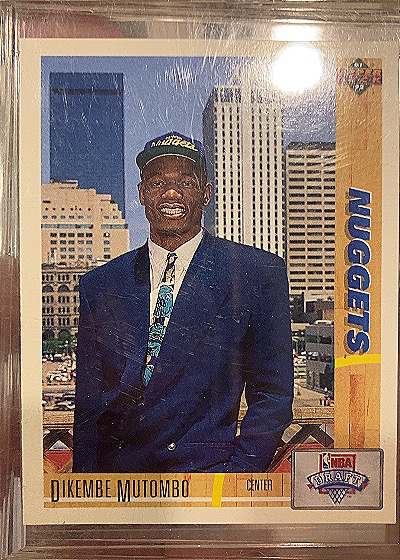 1991 Upper Deck #3 Dikembe Mutombo — front