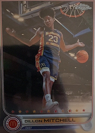 2022 Topps Chrome McDonald's All American Dillon Mitchell — front