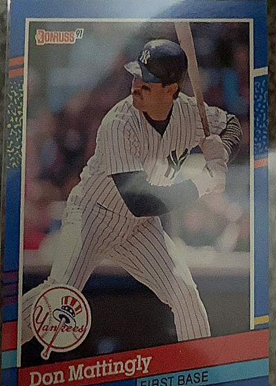 Don Mattingly 1991 Donruss #107 — front