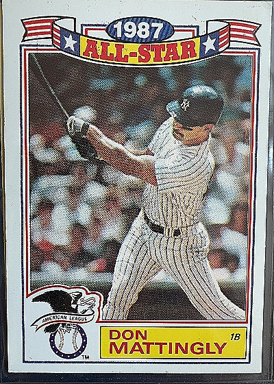1987 Topps All-Star Don Mattingly — front