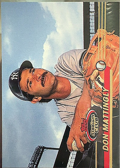 1993 Topps Stadium Club Don Mattingly — front