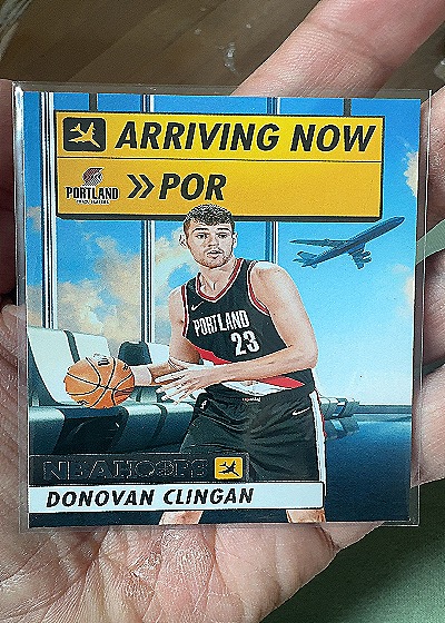 2024-25 Panini NBA Hoops Arriving Now Donovan Clingan — front