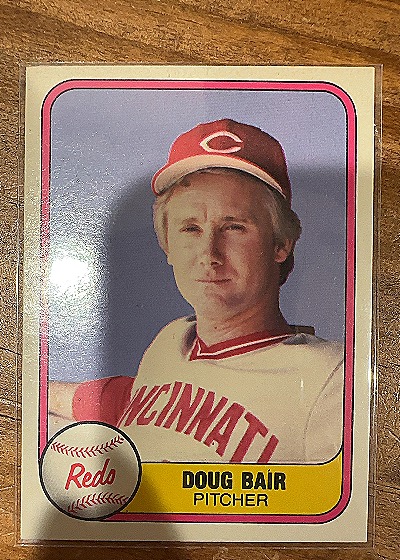 1981 Fleer #213 Doug Bair — front