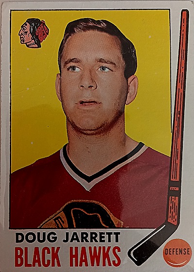 Doug Jarrett Black Hawks — front