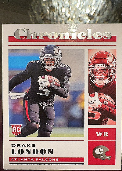 2022 Panini Chronicles #44 Drake London — front
