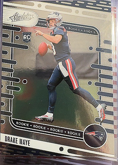 Drake Maye 2024 Panini Absolute Rookie Card — front