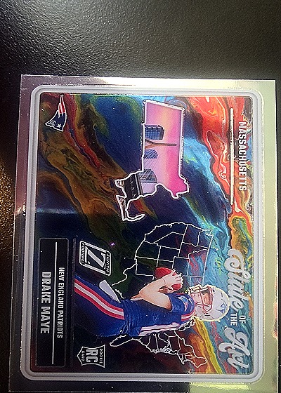 2024 Panini Zenith - State of the Art Drake Maye #18 (RC) — front