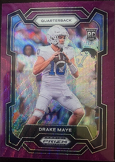 2024 Panini Prizm Draft Picks Drake Maye — front